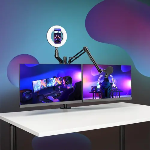 Стойка за монитор за стрийминг, 4 рамена, HAMA-04663 - image 4