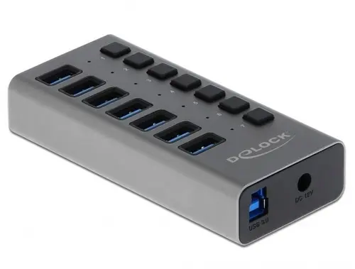 Hub USB-A, 7 porturi, DELOCK-63669 Hub USB-A, 7 porturi, DELOCK-63669