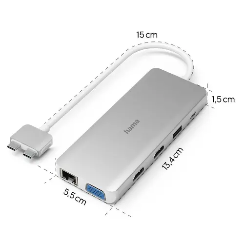 USB-C Hub, "Connect2Mac", за Apple MacBook Air & Pro, 12 порта, 200133 - image 2
