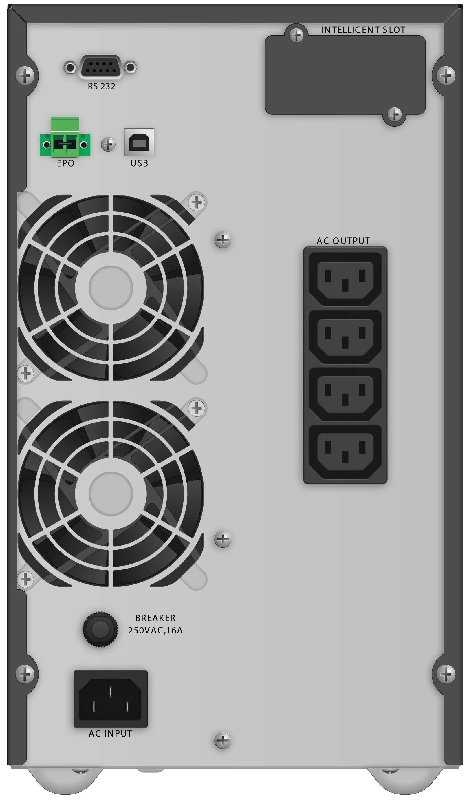 UPS POWERWALKER VFI 2000 TG 2000VA, On-Line - image 2