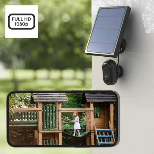 WiFi външна камера Hama, Със соларен панел, Батерии, Детектор за движение, 1080p - image 13