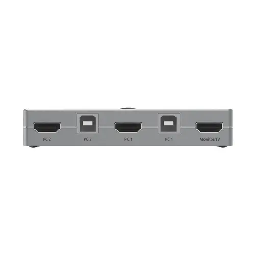 Switch KVM Hama Connect2Switch, 4 porturi, USB, HDMI, Cabluri incluse - 4