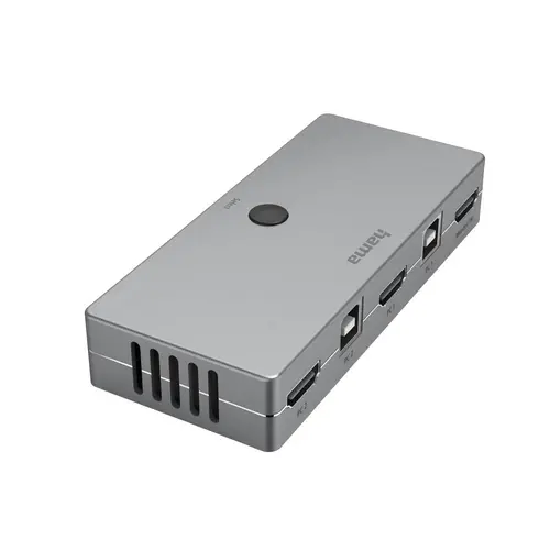 Switch KVM Hama Connect2Switch, 4 porturi, USB, HDMI, Cabluri incluse - 1