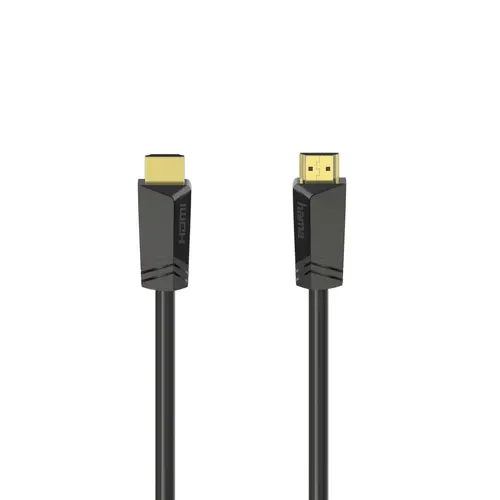 Καλώδιο HAMA High-Speed, HDMI αρσενικό - HDMI αρσενικό, 4K, 18GB/s, Ethernet, 7.5 μ, Επιχρυσωμένα βύσματα, Μαύρο - 1