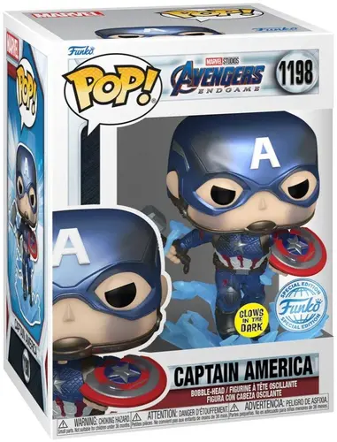 Фигурка Funko Pop! Marvel: Avengers End Game S4 - Captain America #1198 - image 1