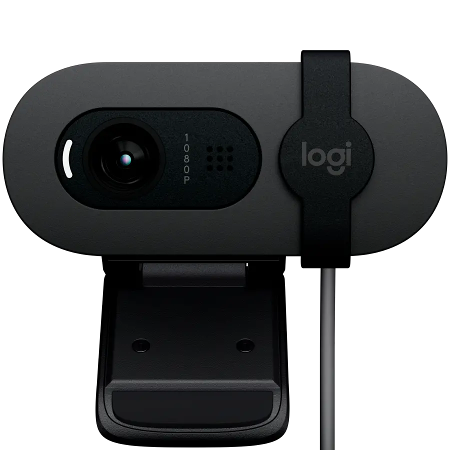 Cameră web, Logitech Brio 100 Full HD Webcam - GRAPHITE - USB - N/A - EMEA28-935