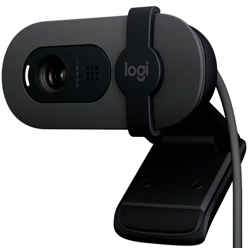 Cameră web, Logitech Brio 100 Full HD Webcam - GRAPHITE - USB - N/A - EMEA28-935 - 2