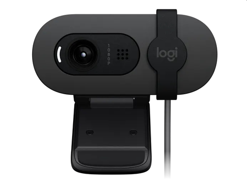 Уебкамера, Logitech Brio 100 Full HD Webcam - GRAPHITE - USB - N/A - EMEA28-935 - image 1