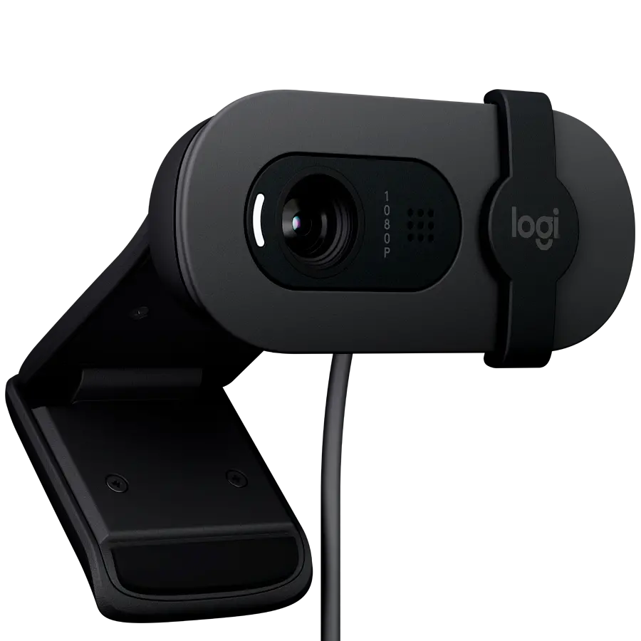 Cameră web, Logitech Brio 100 Full HD Webcam - GRAPHITE - USB - N/A - EMEA28-935 - image 2