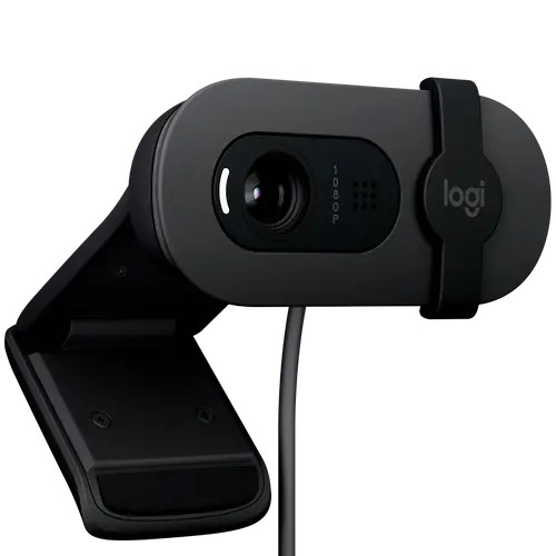 Cameră web, Logitech Brio 100 Full HD Webcam - GRAPHITE - USB - N/A - EMEA28-935 - 3