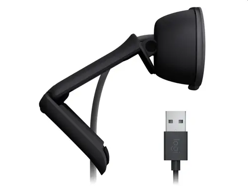 Cameră web, Logitech Brio 100 Full HD Webcam - GRAPHITE - USB - N/A - EMEA28-935 - 6