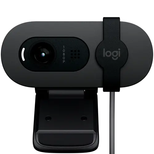Cameră web, Logitech Brio 100 Full HD Webcam - GRAPHITE - USB - N/A - EMEA28-935 - 1