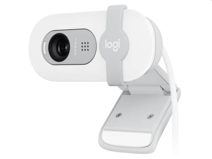 Уебкамера, Logitech Brio 100 Full HD Webcam - OFF-WHITE - USB - N/A - EMEA28-935 - WEBCAM