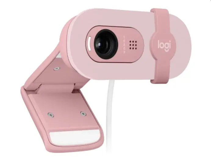 Cameră web, Logitech Brio 100 Full HD Webcam - ROSE - USB - N/A - EMEA28-935 - WEBCAM - image 2