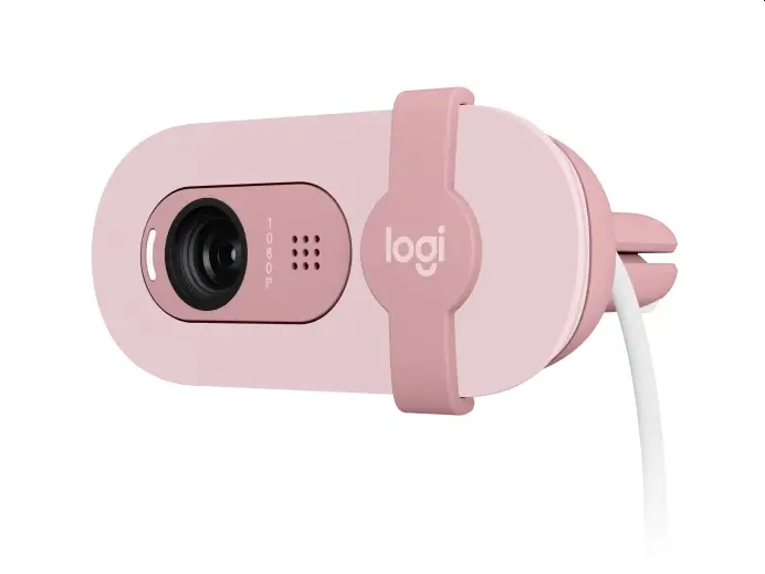Κάμερα web, Logitech Brio 100 Full HD Webcam - ROSE - USB - N/A - EMEA28-935 - WEBCAM - image 3