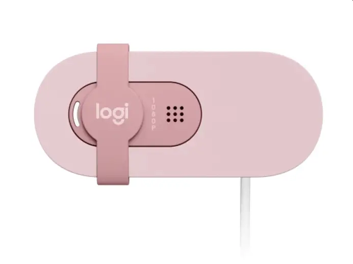 Cameră web, Logitech Brio 100 Full HD Webcam - ROSE - USB - N/A - EMEA28-935 - WEBCAM - image 4