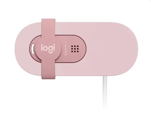 Уебкамера, Logitech Brio 100 Full HD Webcam - ROSE - USB - N/A - EMEA28-935 - WEBCAM - image 4