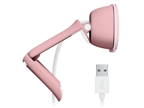 Κάμερα web, Logitech Brio 100 Full HD Webcam - ROSE - USB - N/A - EMEA28-935 - WEBCAM - 6