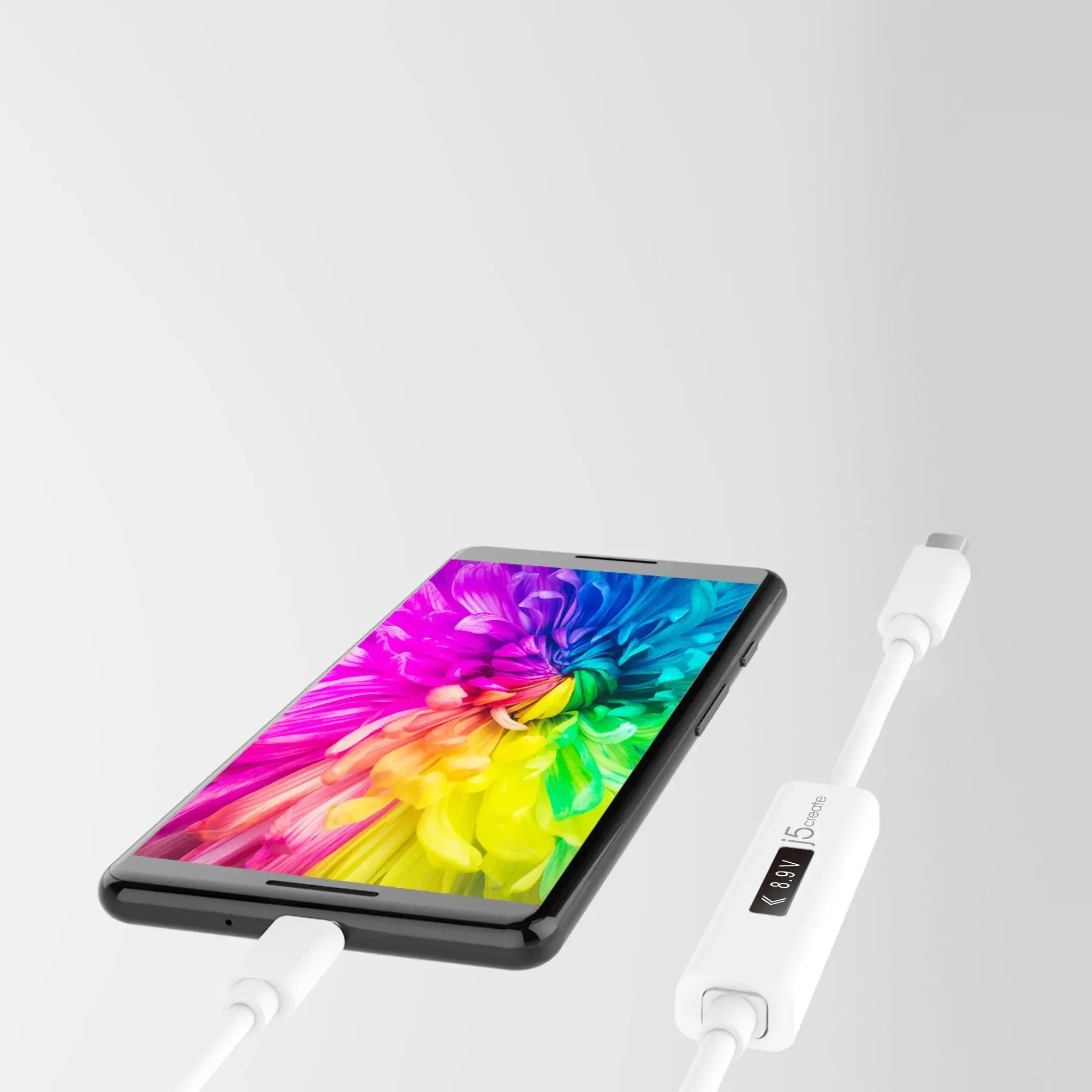 Cablu de încărcare j5create JUCP14, Măsurător de putere, USB-C - image 4