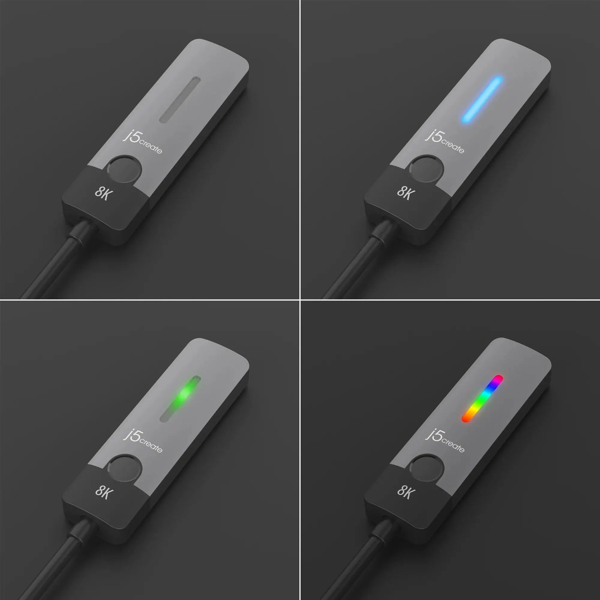 Adaptor j5create JCA157, USB-C tată - HDMI 2.1 mamă, 8K - image 3