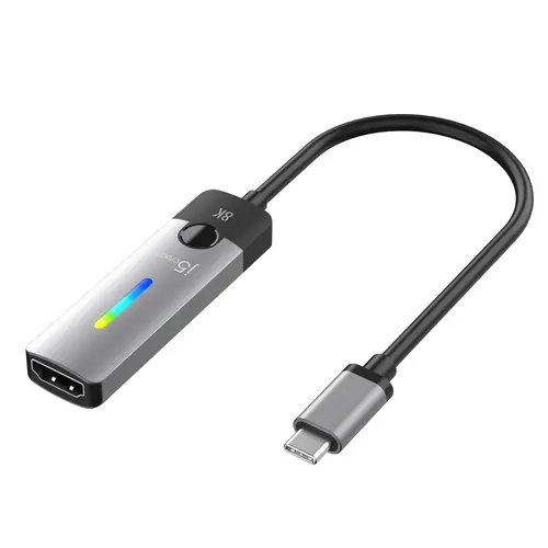 Προσαρμογέας j5create JCA157, USB-C αρσενικό - HDMI 2.1 θηλυκό, 8K - 1