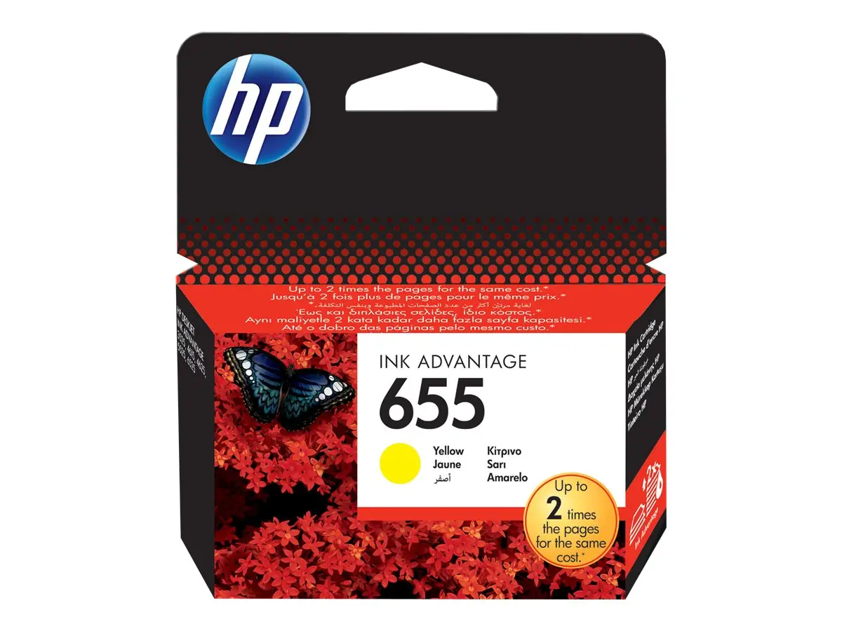 HP 655 ink cartridge yellow standard capacity 600 pages 1-pack - image 10