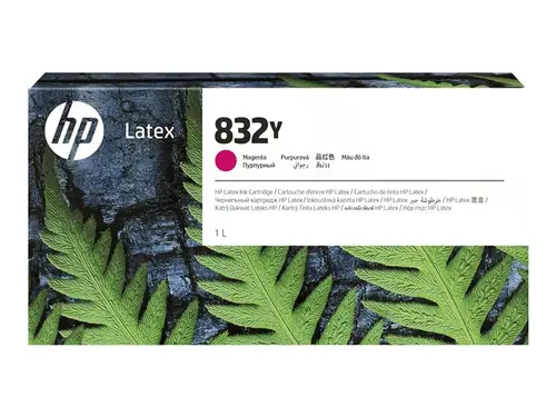 HP 832Y 1L Magenta Latex Ink Cartridge