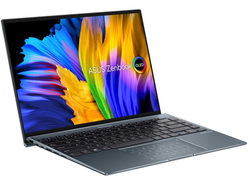 Лаптоп, Asus Zenbook X OLED UX5401ZAS-OLED-KN731X, Num Pad, Intel Core i7-12700H/BGA OLED 14" 2.8K (2880 x 1800)WQ+ BEND GL TP 400NITS(HDR)DCIP3:100% 90HZ, 16GB LPDDR5(ON BD),  PCIEG4 1TB SSD,Windows 11 Pro 64BIT, Zero-G Titanium - image 1