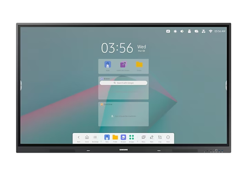 Интерактивен дисплей, Samsung Interactive E-Board WM75C 75" Android OS  4K Digital Flipchart TOUCH , Mirroring, Wi-Fi, Black