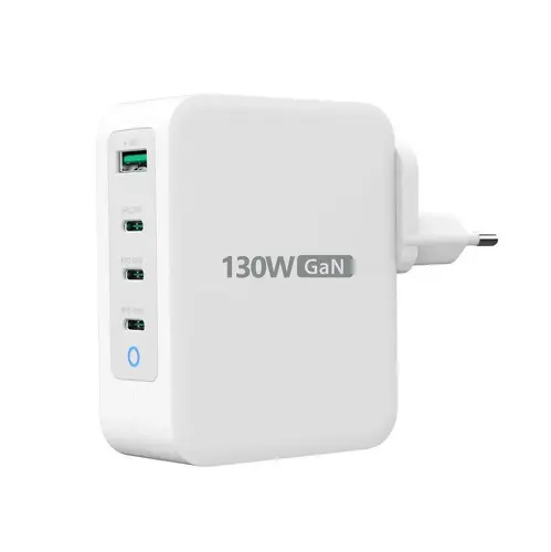 Мрежово зарядно j5create JUP43130E 130W, 4 порта, USB-C, USB-A - image 1