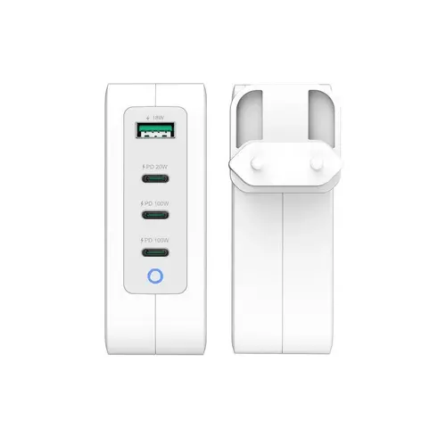 Мрежово зарядно j5create JUP43130E 130W, 4 порта, USB-C, USB-A - image 2