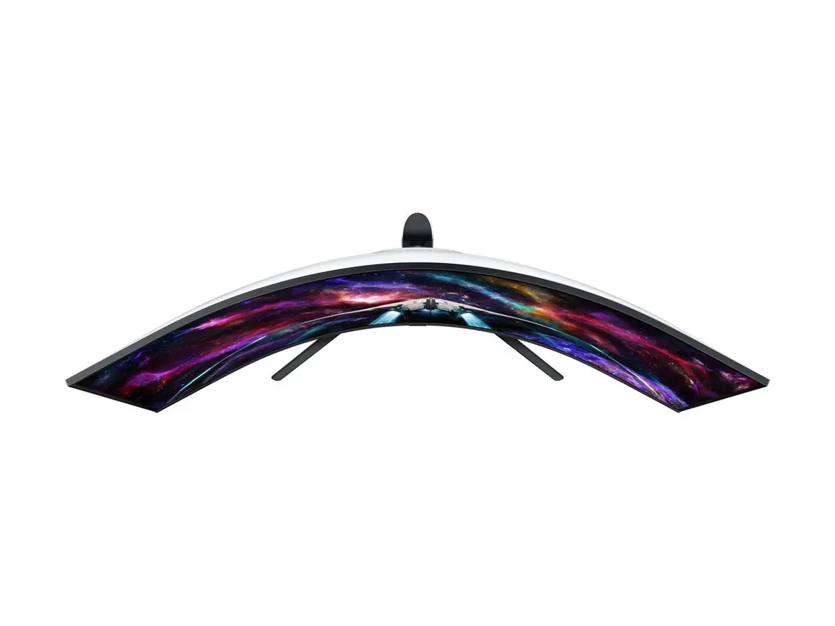 Монитор, Samsung LS57CG952, 57" Odyssey Neo G95NC 57" Quantum Mini-LED Dual UHD, 7680x2160, 240Hz 1ms, HDMI, USB Hub, White/Black - image 10