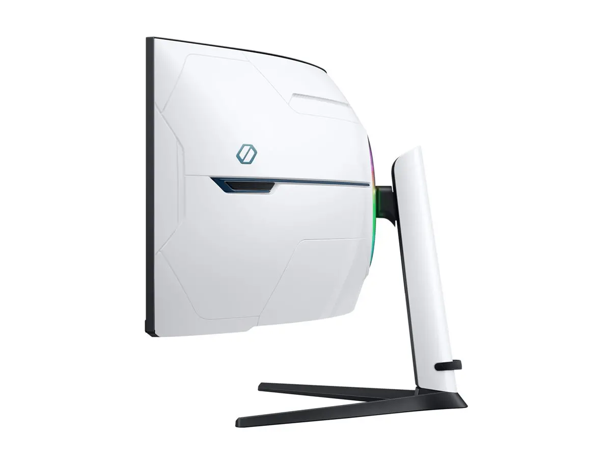Монитор, Samsung LS57CG952, 57" Odyssey Neo G95NC 57" Quantum Mini-LED Dual UHD, 7680x2160, 240Hz 1ms, HDMI, USB Hub, White/Black - image 11