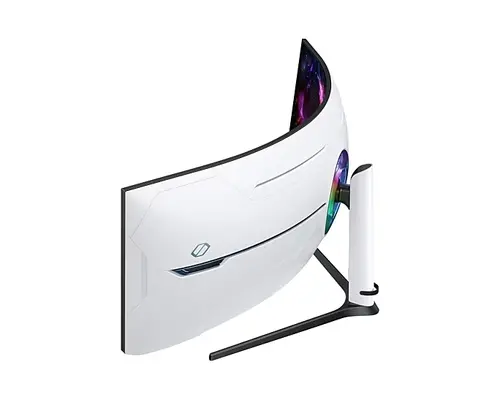 Монитор, Samsung LS57CG952, 57" Odyssey Neo G95NC 57" Quantum Mini-LED Dual UHD, 7680x2160, 240Hz 1ms, HDMI, USB Hub, White/Black - image 12