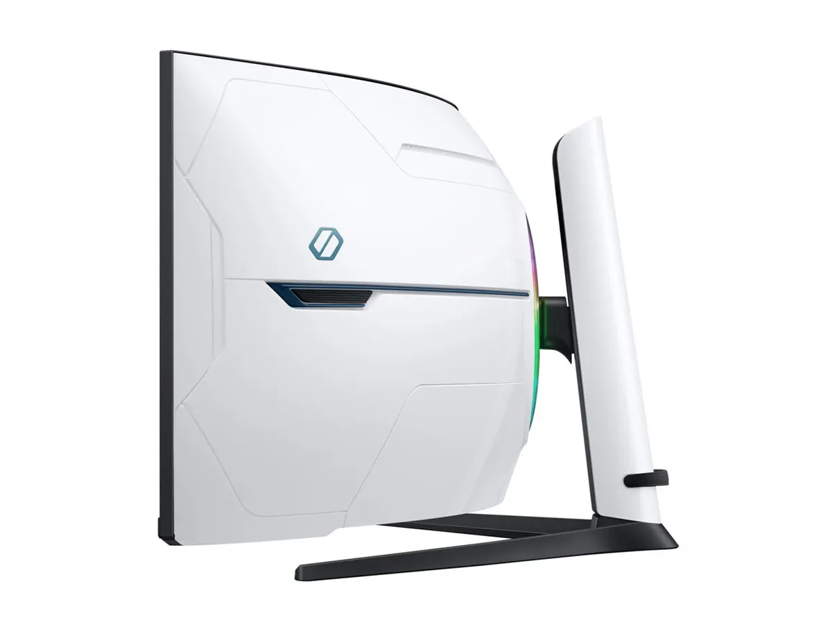 Монитор, Samsung LS57CG952, 57" Odyssey Neo G95NC 57" Quantum Mini-LED Dual UHD, 7680x2160, 240Hz 1ms, HDMI, USB Hub, White/Black - image 13