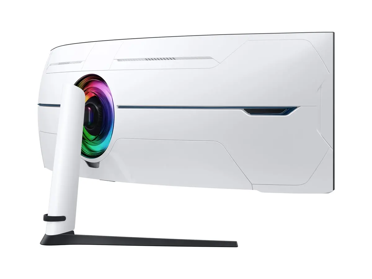 Монитор, Samsung LS57CG952, 57" Odyssey Neo G95NC 57" Quantum Mini-LED Dual UHD, 7680x2160, 240Hz 1ms, HDMI, USB Hub, White/Black - image 14