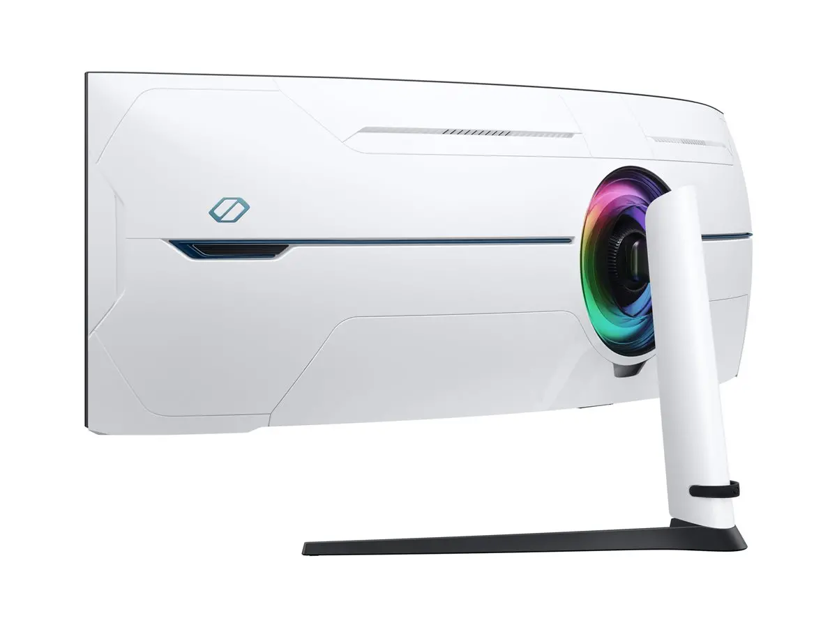 Монитор, Samsung LS57CG952, 57" Odyssey Neo G95NC 57" Quantum Mini-LED Dual UHD, 7680x2160, 240Hz 1ms, HDMI, USB Hub, White/Black - image 15