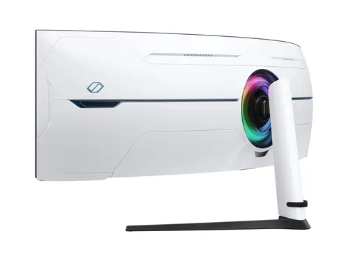 Monitor, Samsung LS57CG952, 57" Odyssey Neo G95NC 57" Quantum Mini-LED Dual UHD, 7680x2160, 240Hz 1ms, HDMI, USB Hub, Alb/Negru - 16