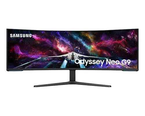 Монитор, Samsung LS57CG952, 57" Odyssey Neo G95NC 57" Quantum Mini-LED Dual UHD, 7680x2160, 240Hz 1ms, HDMI, USB Hub, White/Black