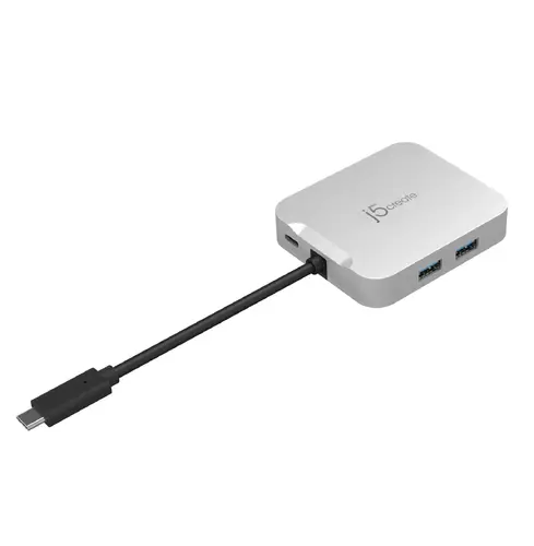 Докинг станция j5create JCD391 4K60 Elite USB-C PD, USB-A, HDMI, RJ-45 - image 2