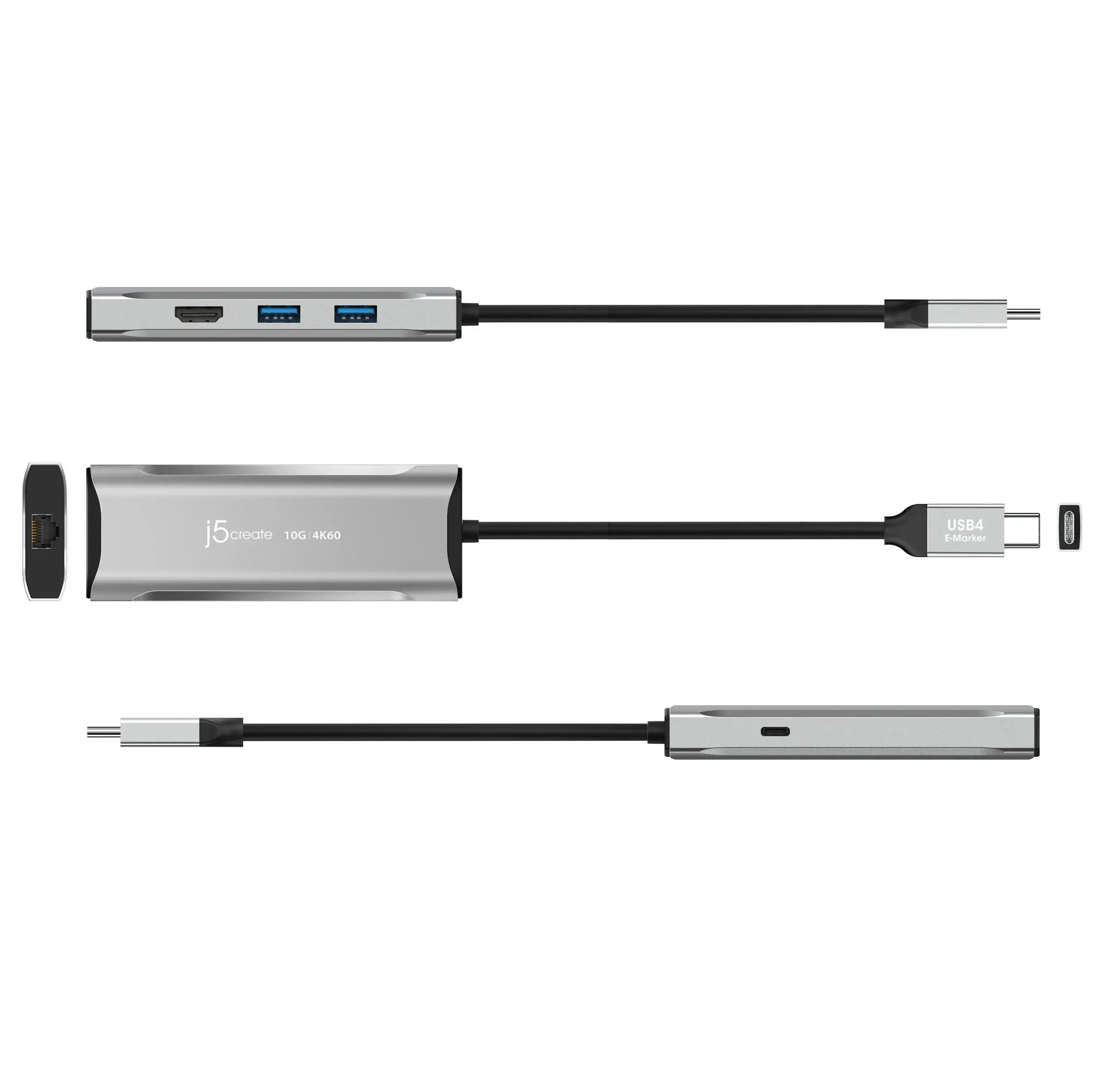 Докинг станция j5create JCD392 100W, USB-C, 10Gbps, 4K60 - image 5