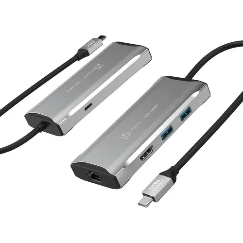 Docking station j5create JCD392 100W, USB-C, 10Gbps, 4K60 - 1