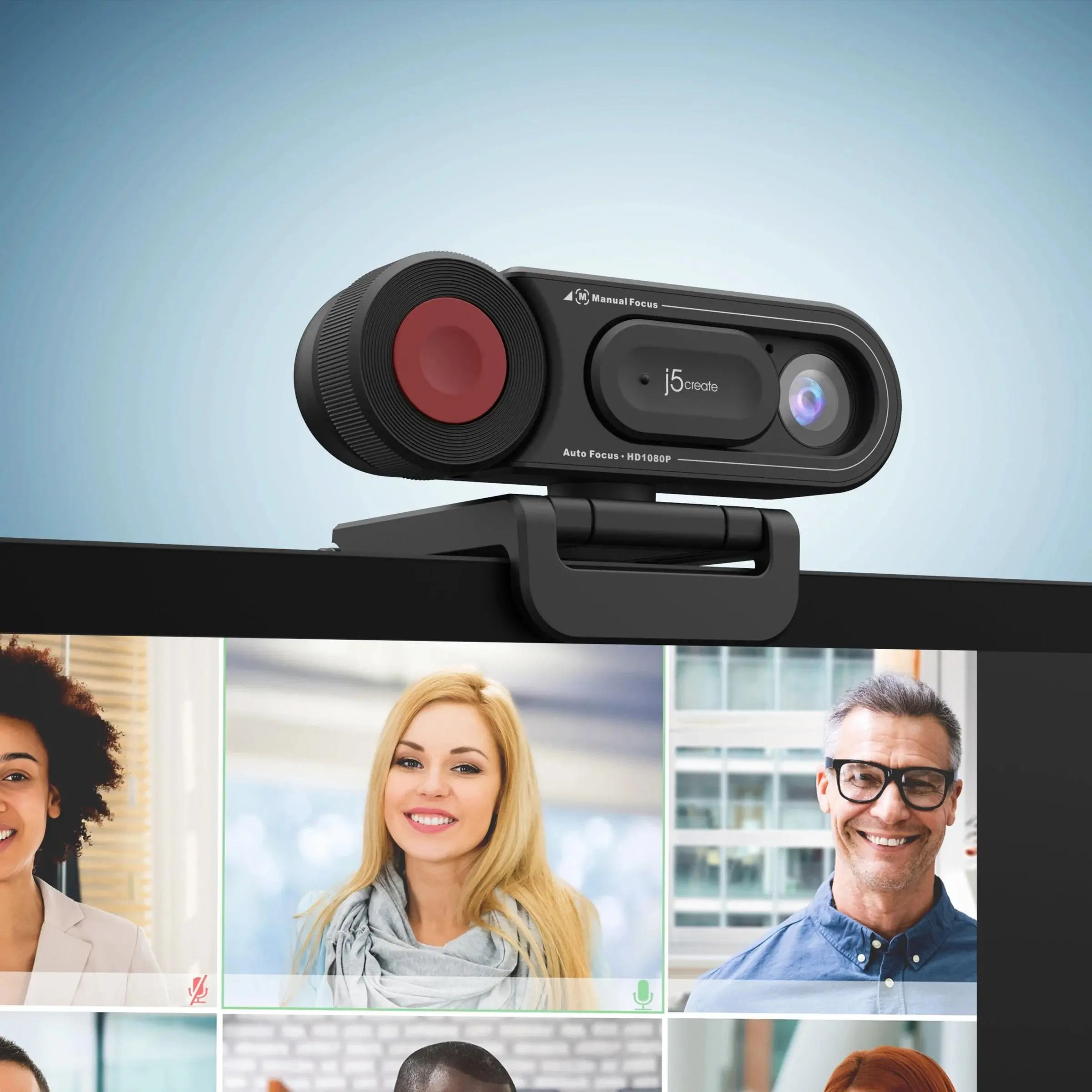 Уеб камера j5create JVU250, 4K Ultra HD, Микрофон, Автоматичен и ръчен фокус - image 6