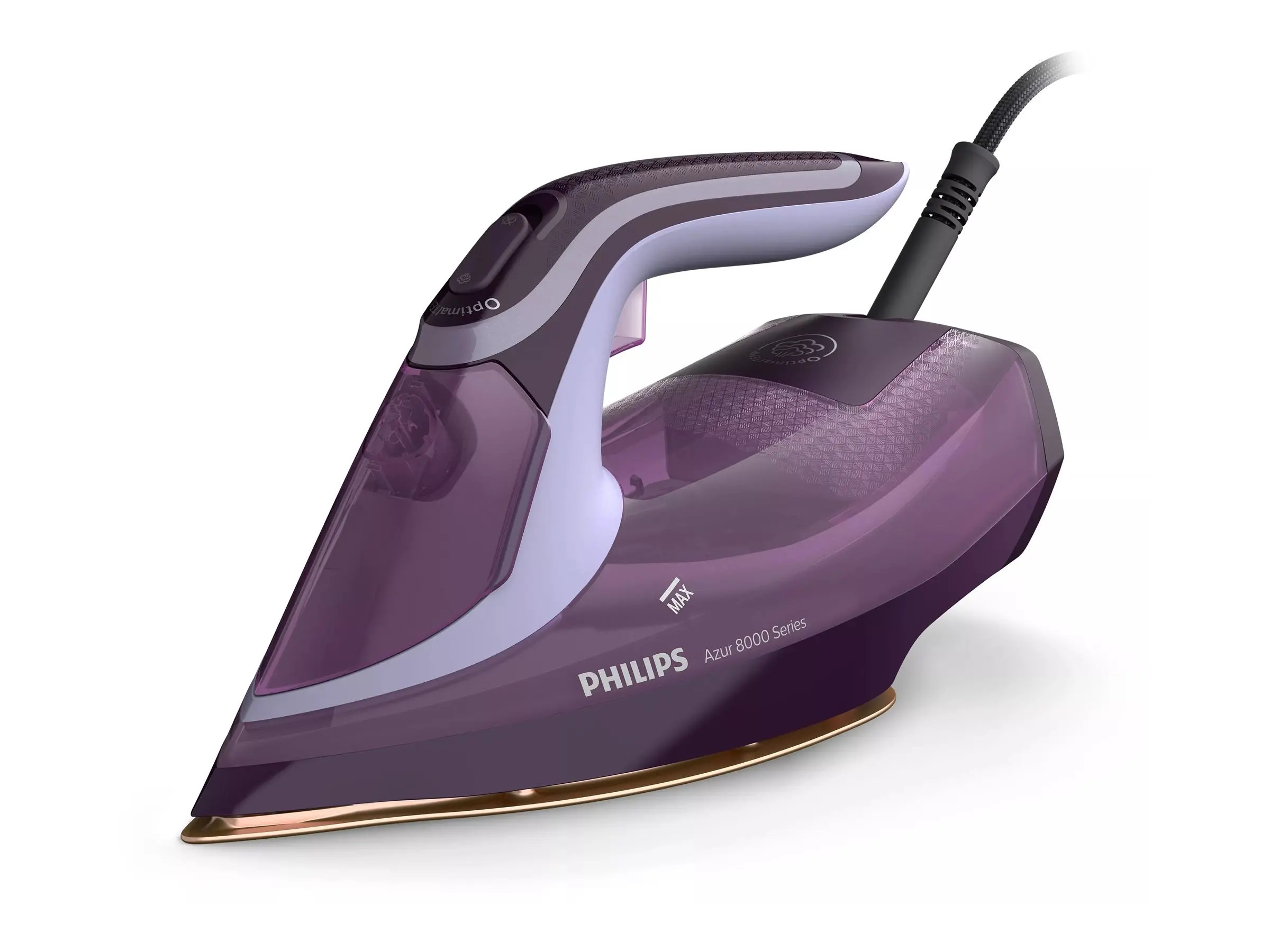 PHILIPS Парна Ютия Series 8000 55g/min 240g steam boost Ceramic soleplate 3000W Purple - image 4