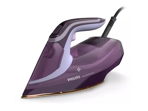 PHILIPS Парна Ютия Series 8000 55g/min 240g steam boost Ceramic soleplate 3000W Purple - image 4