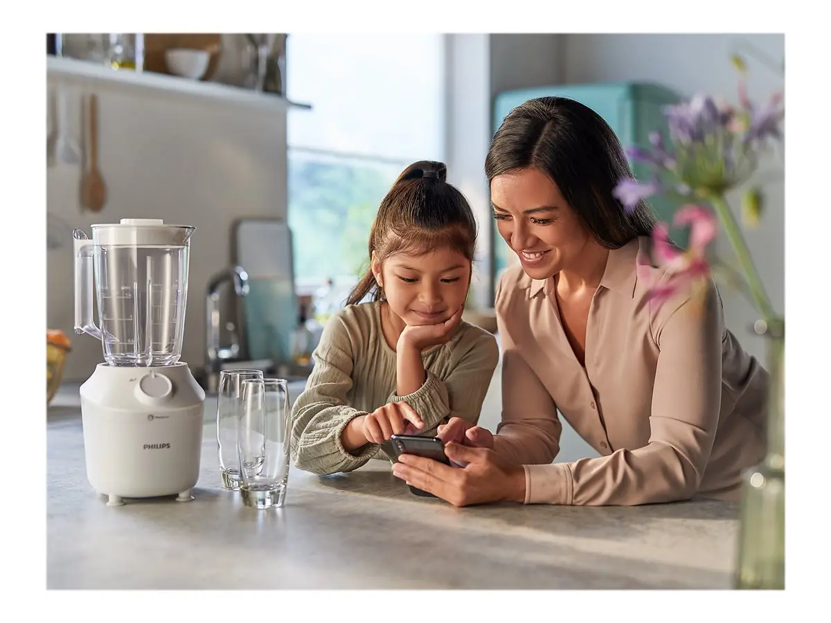 PHILIPS Μπλέντερ Series 3000 450W ProBlend Μέγιστη χωρητικότητα 1.9L λευκό - image 4