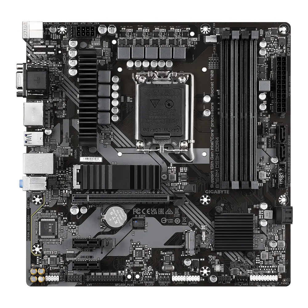 Μητρική πλακέτα GIGABYTE B760M DS3H, socket 1700, ATX