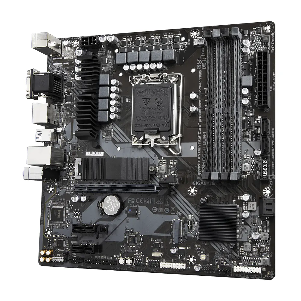 Дънна платка GIGABYTE B760M DS3H, socket 1700, ATX - image 2