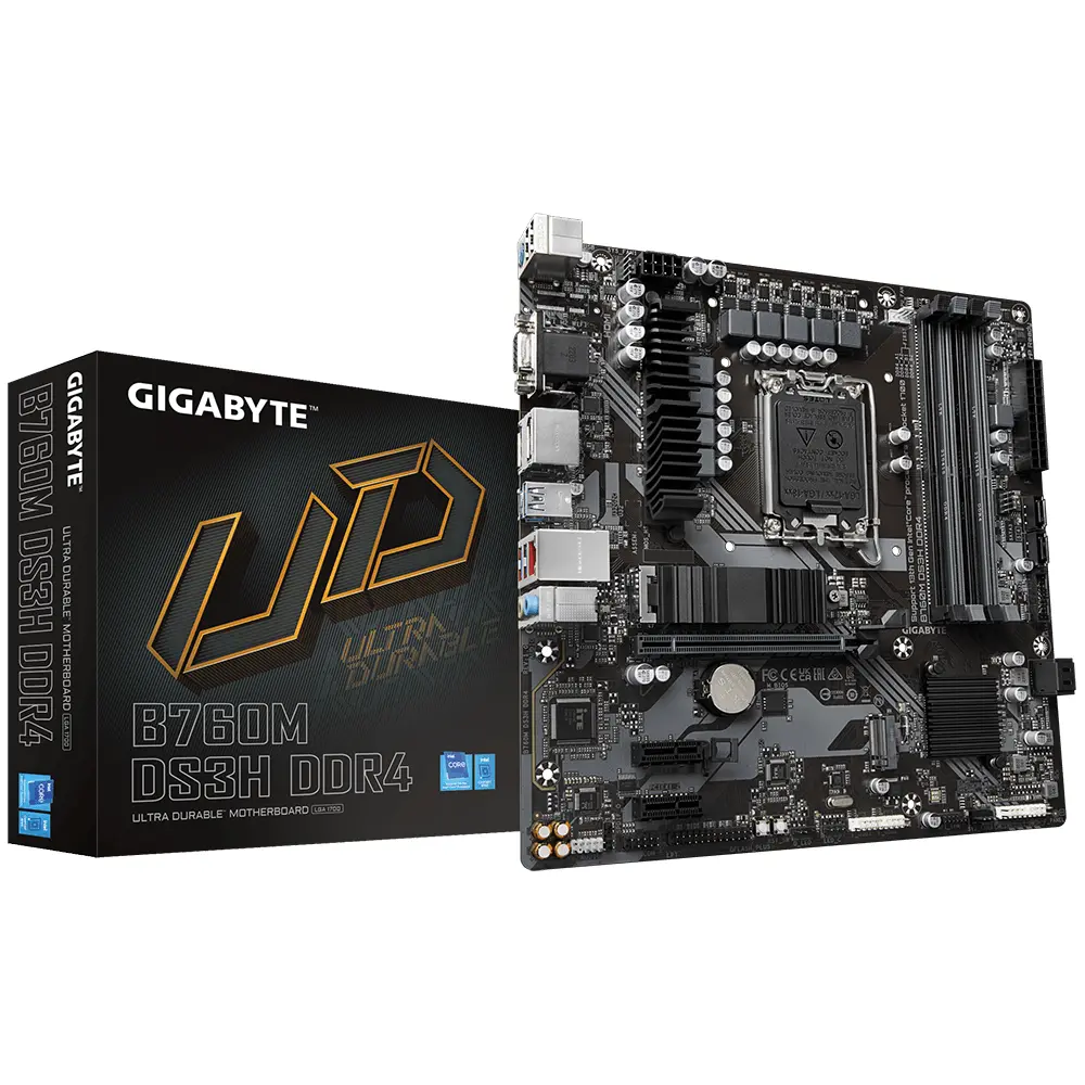 Дънна платка GIGABYTE B760M DS3H, socket 1700, ATX - image 4
