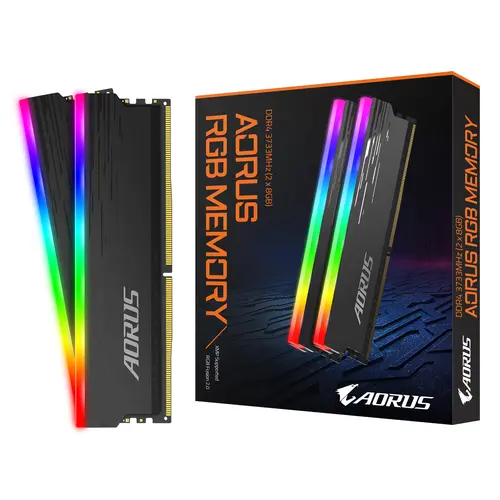 Памет Gigabyte AORUS RGB 16GB DDR4 (2x8GB) 3733MHz CL18-22-22-42 - image 4